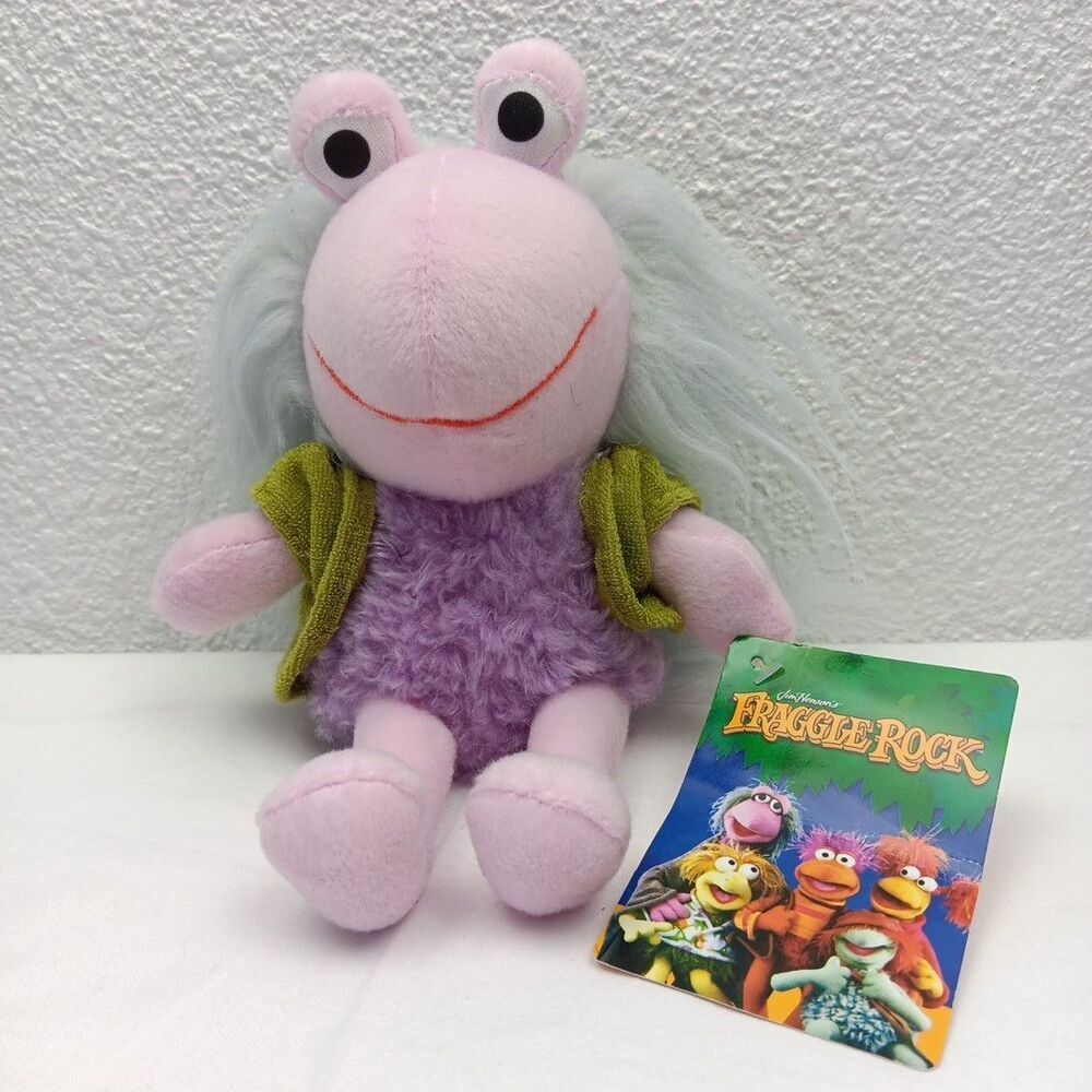 Jim Henson Muppets Fraggle Rock Mokey Big Head Plush 7" Stuffed Character Toy